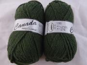1 ball  wool Canada green 079  Lammy Yarns