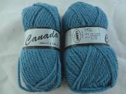 1 ball  wool Canada blue 457  Lammy Yarns