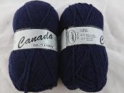 1 ball  wool Canada navy 860  Lammy Yarns