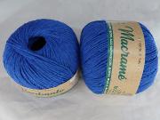 1 ball 150 g Cotton Macramé Barbante royal blue 14
