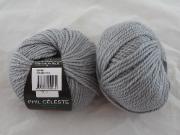 1 skein wool and silk Phil Celeste orage 102