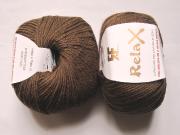 100 gr wool  Relax brown 242 Rial Filati