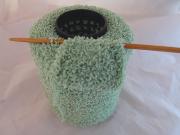 1 cone 300 gr sponge effect green