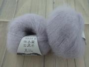1 ball mohair and silk powdery light gray 69 U/Knit