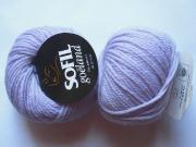 1 ball  wool Goëland purple