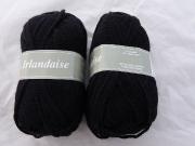 1 ball Irlandaise  wool black 10 Textile de la marque