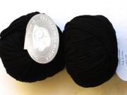 1 ball pure wool N° 8 black 61 N° 711