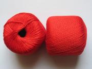 1 ball  cotton mercerized red Splendida
