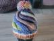 1 cap knit 60 wool multicolored