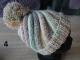 1 cap knit 60 wool multicolored