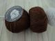 1 skein merino wool and silk Solaine chocolate