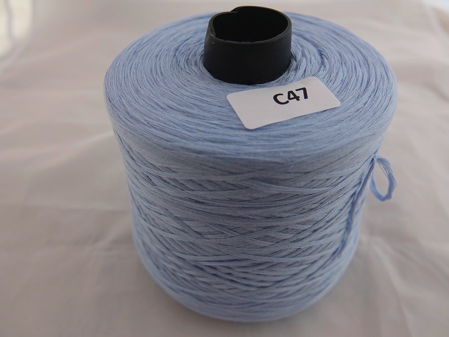 1 cone 500 gr pure cotton light blue C47