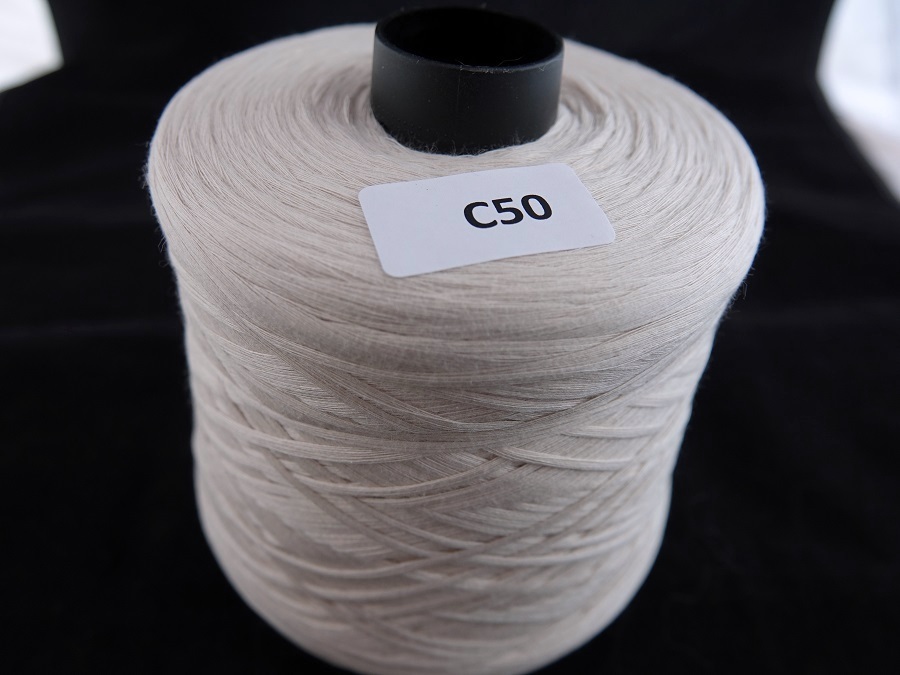 1 cone 500 gr pure cotton ivory C50