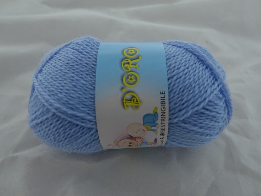 1 pelote pure laine bleu 39 Filati Roses