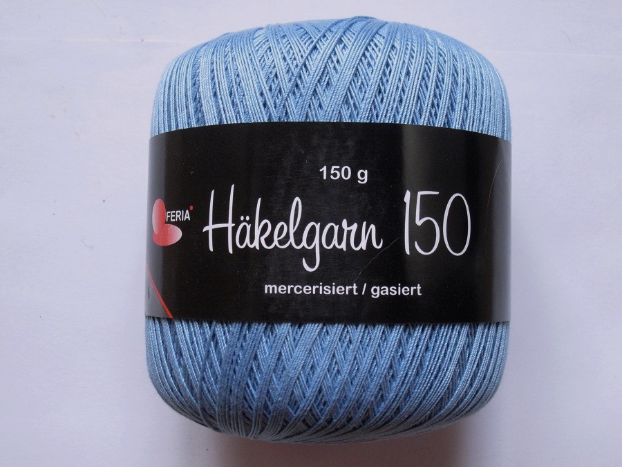 150 gr crochet cotton Häkelgarn 835 bleu