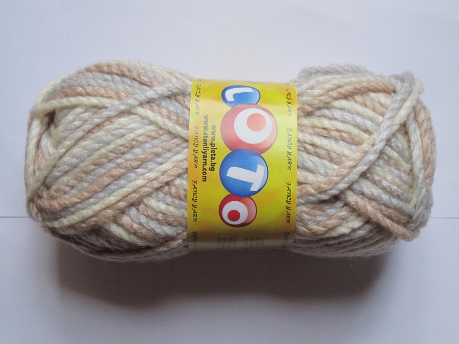 1 Ball 100 gr wool Loto 341 Stenli
