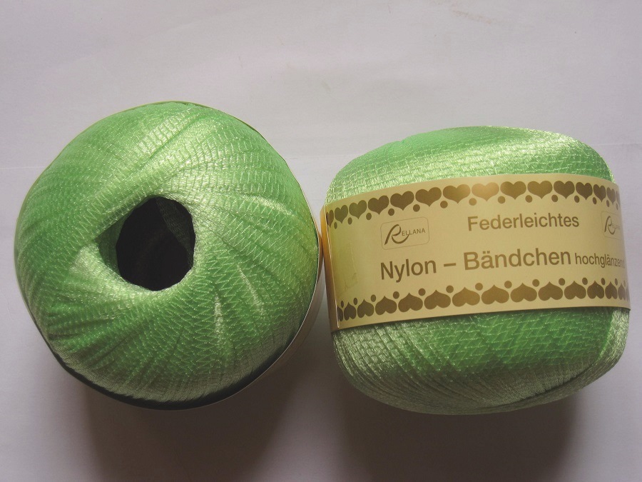1 ball lace  nylon Rellana green 32