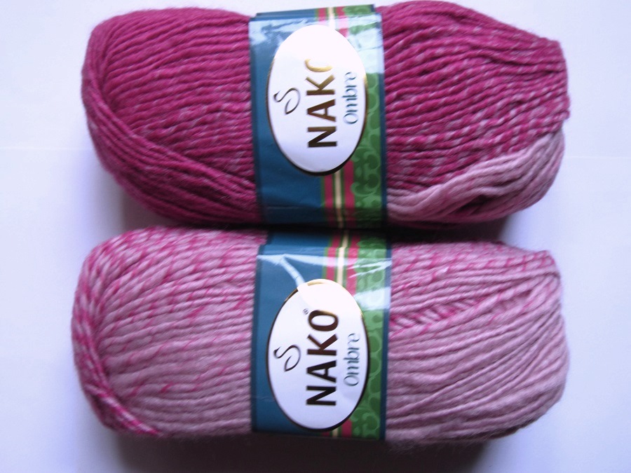 1 big ball 100 gr Ombre 20321 Nako Nako Ombre 20321 : All in Wool-Knitting  yarn at discount price