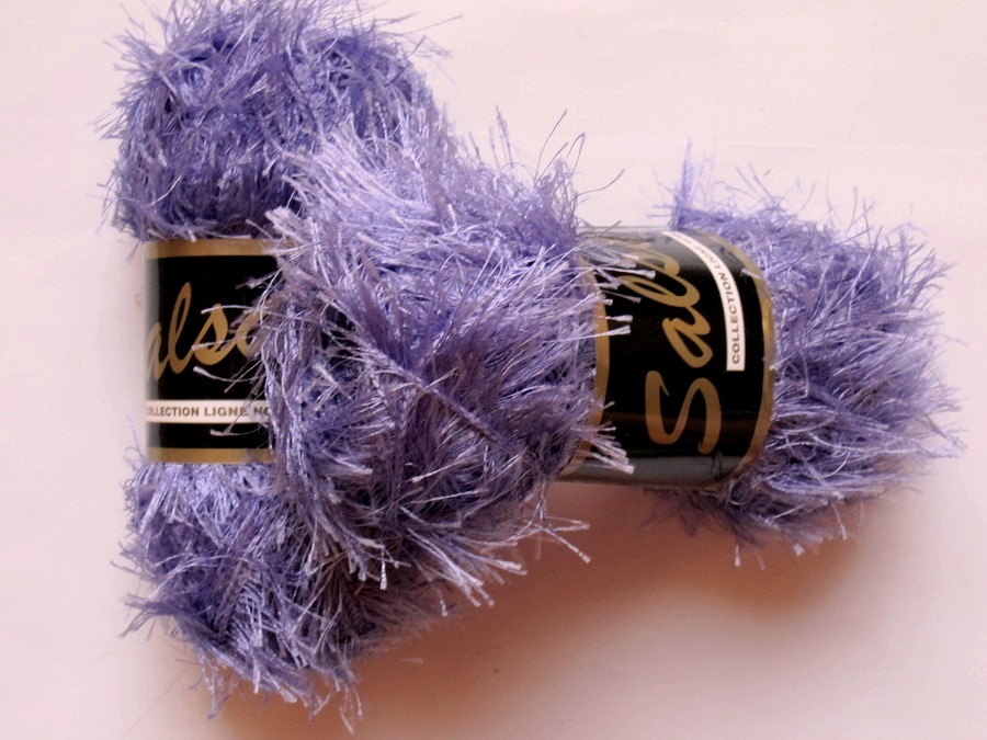 1 ball fur Salsa purple 063 Lammy Yarns