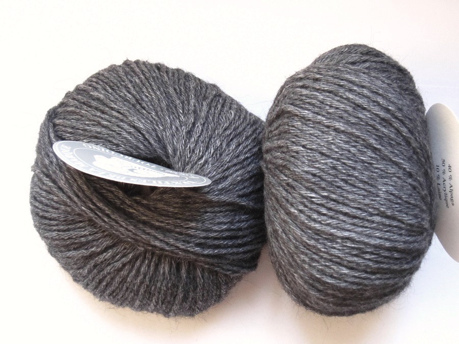 1 Pelote alpalight  gris  65 Textiles de la marque