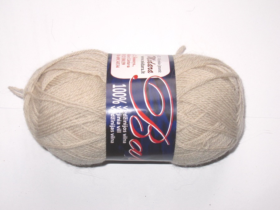 1 ball pure  wool  Baltica beige 897 Midara