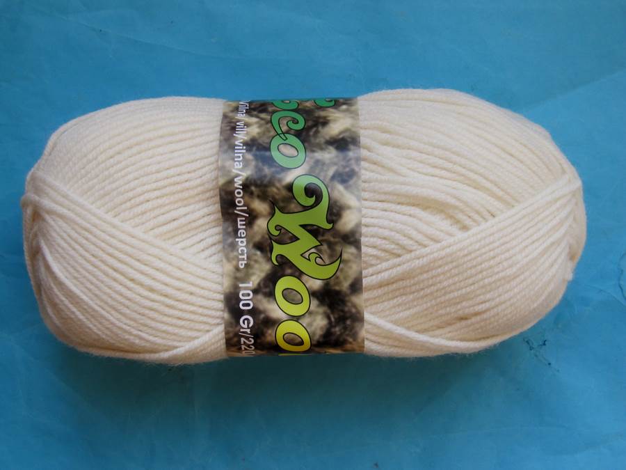 100 gr laine  Midara Eco Wool écru 030