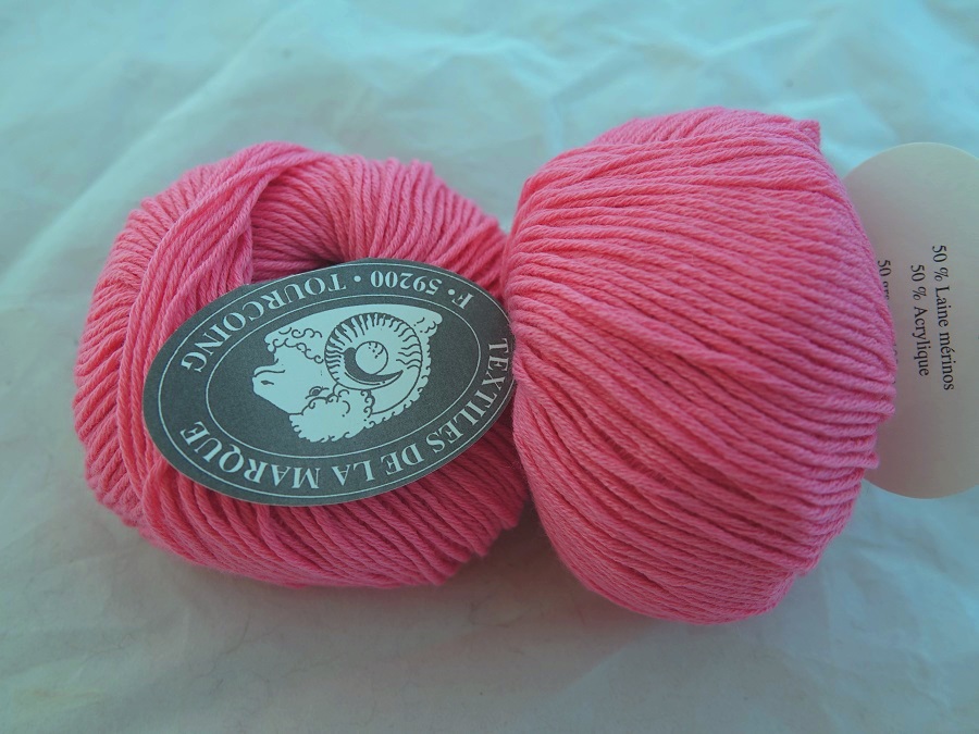 1 ball fifty Textile de la marque candy pink 549