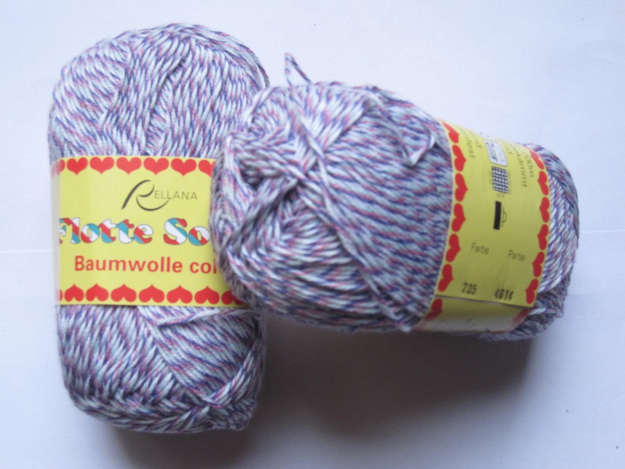 1 ball  Rellana Flotte Socke baumwolle colori 705