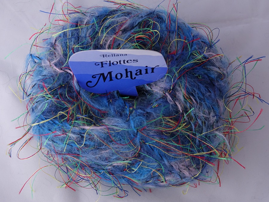 1 Ball Mohair Fantasy Flottes 1004 blue Rellana