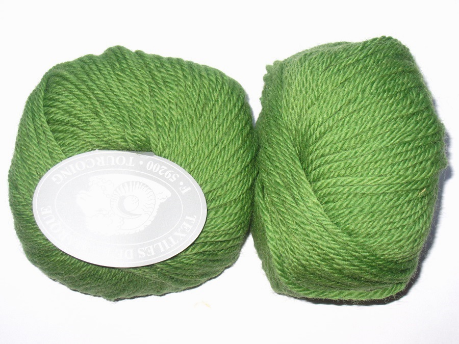 1 ball  wool Goëland royale green 4317