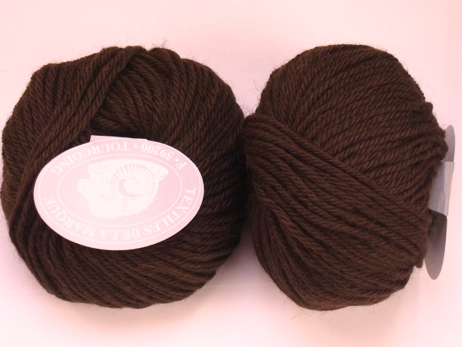 1 ball  wool Goëland brown 4325