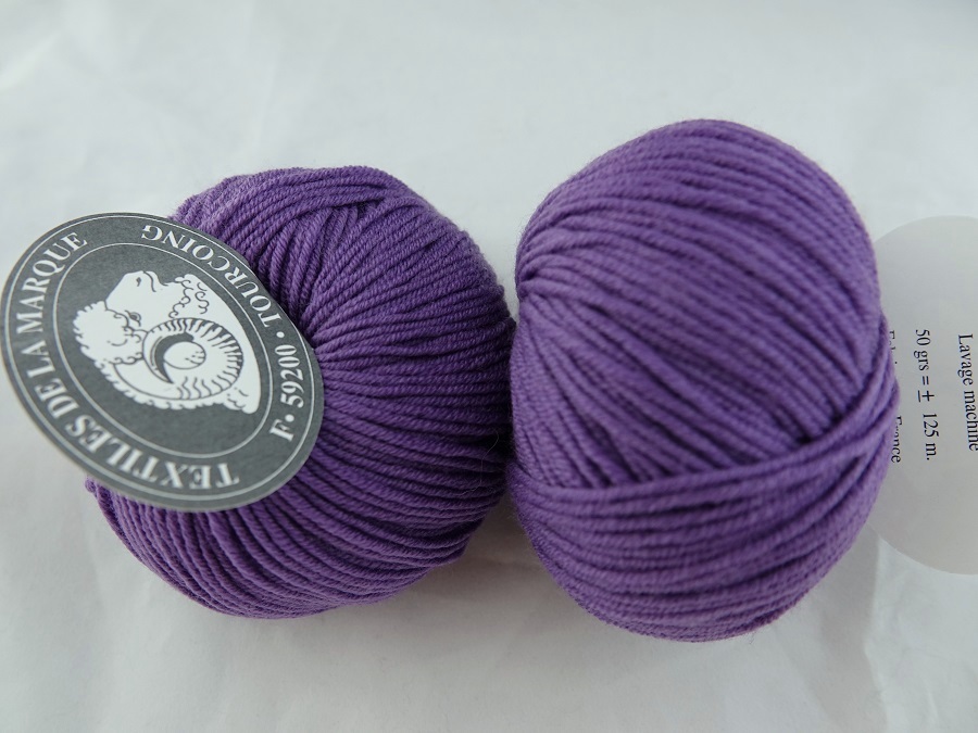1 Ball  Kashwool purple 104 textiles de la marque