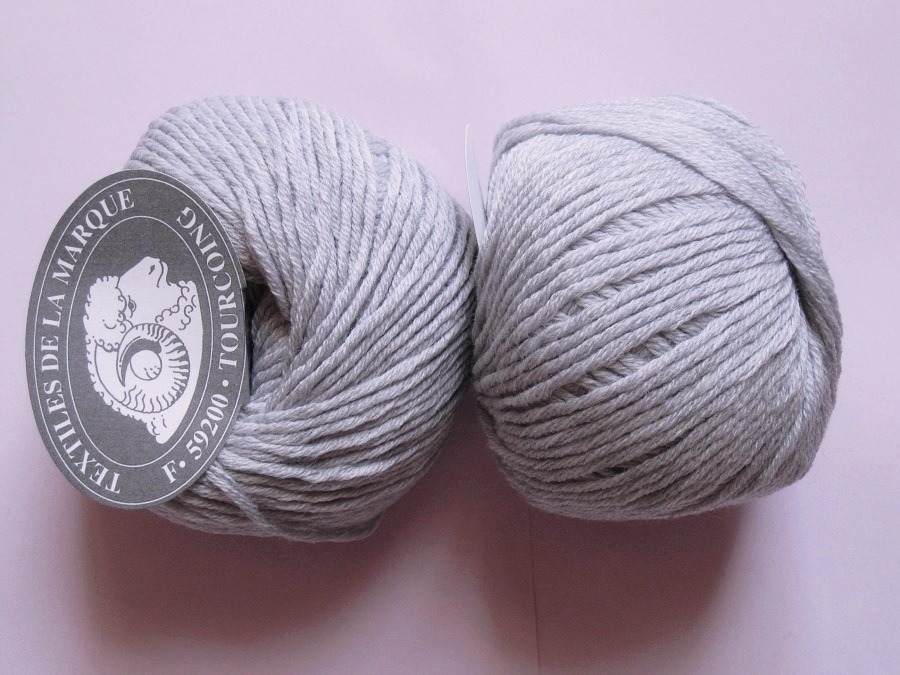 1 Pelote Kashwool gris perle 64 textiles de la marque