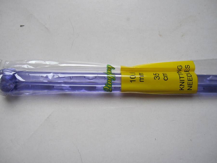 Straight plastic needles No.10(U.S. size 15-) -35 Cm