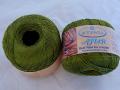 1 ball crochet viscose Ajur Ball green 743 Stenli