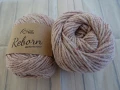 100 gr recycled wool Reborn beige tweed 18 Rellana