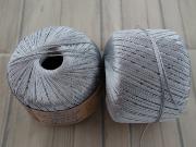 1 pelote viscose à crocheter Ajur Ball gris argent 151