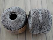 1 pelote viscose à crocheter Ajur Ball gris 051  Stenli