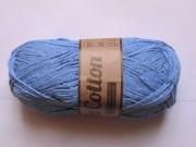 1 pelote 100 gr Eco Cotton bleu jean 011 Lammy Yarns