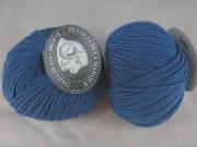 1 Pelote pure laine Lana bleu 214