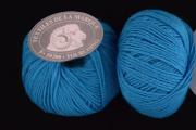 1 Pelote pure laine Lana bleu turquoise 6