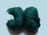1 pelote lacet avec laine Ribbon wool vert 51404
