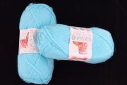 1 pelote  laine Woolly Baby bleu glacier 502 Kartopu