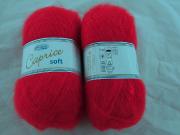 1 pelote Caprice Soft rouge 203 Rellana