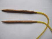 aiguille circulaire en bambou N° 8 (taille US :11 )80 cm