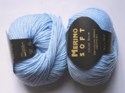1 Pelote Merino Soft  bleu 17  Rial Filati