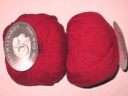 1 pelote grosse pure laine N° 8 rouge 45