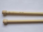 aiguilles droites en bambou N° 10 taille US 15 -35 cm