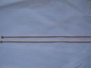 aiguilles droites en bambou N° 2 taille US 0 -35 cm