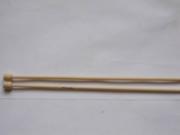 aiguilles droites en bambou N° 3,25 taille US 3 -35 cm